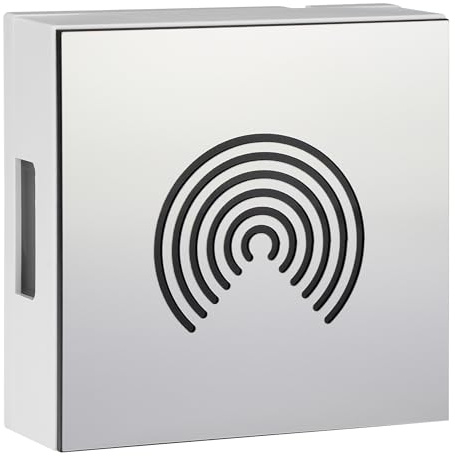 Grothe Mechanischer Gong klassischer Zweiklang-Gong Türklingel Max. 80 dB(A) Batteriebetrieb möglich Hochwertige Edelstahloptik GONG 465A Sound (Klarer und satter Ton durch echten Glockenstahl)