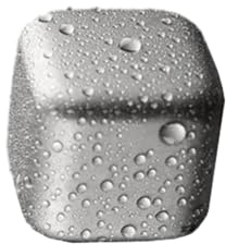 MLWSKERTY Práctica Roca De para Bebidas Control Rápido Temperatura Cubos Refrigeración Metal Whisky Piedra Cócteles