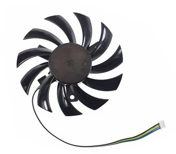 ZMHYGEW Ventilador para Tarjeta gráfica de 4 Pines, 73 mm, WSA08010F05H, DC5 V, 0,45 A