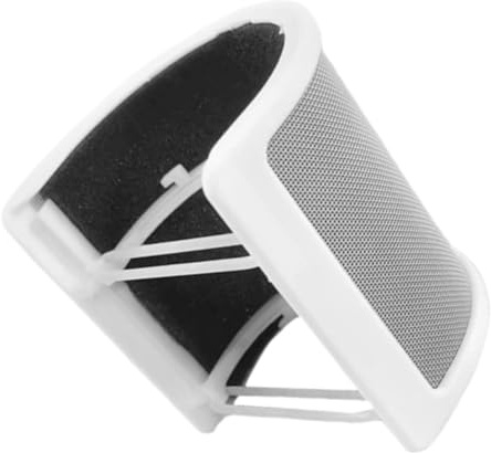 WEKADRIN U Shape Microphone Windscreen Shield with Noise Reduction Sponge Pop Filter for Handheld Mic Recording and Singing Easy Install Splash Prevention Cover for Audio