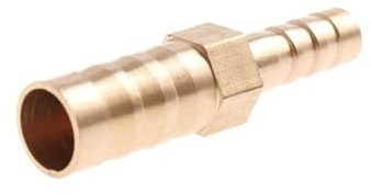 Tilldelning av slang för höljesdiameter Mässing 2-vägs rak reducerande slangkoppling flera storlekar for bränsle, gas, vatten(8mm 12mm Barb)