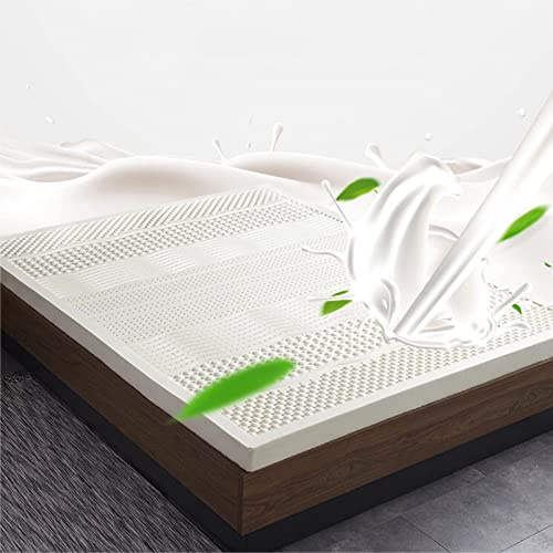 Naturlatexmatratze, formstabil und kompressionsfrei, wabenförmige Porenstruktur für optimale Belüftung, weich und komfortabel, Latexmatratze, 5 cm, 63 × 79 × 2 Zoll