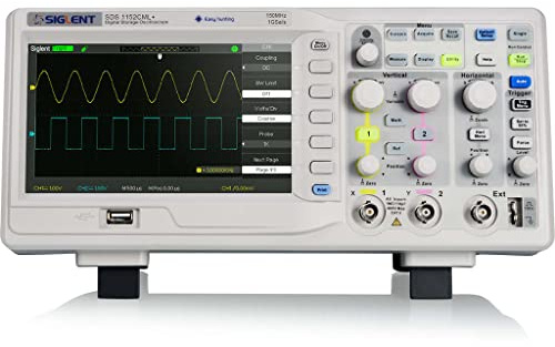 Siglent SDS1102CML Oscilloscope 100 MHz avec écran 7 pouces