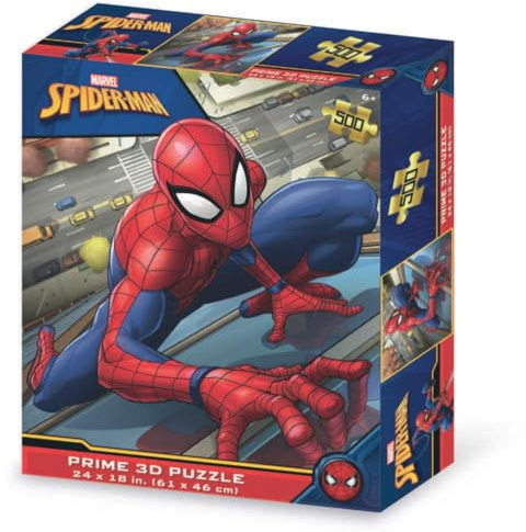 Grandi Giochi Marvel Spiderman-Pua06000 PUA06000 Horizontales Linsenpuzzle, 500 Teile im Lieferumfang enthalten