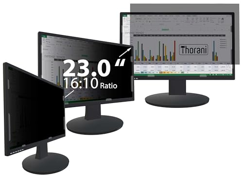 Thorani Blickschutzfolie schützt Display und Daten - 23 Zoll 16:10 (496x310 mm)