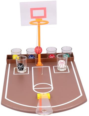HONMEET Desktop Basketball Trinkspielzeug Acryl Barunterhaltungszubehör Lustiges Partyspiel Für Zuhause Und Bar