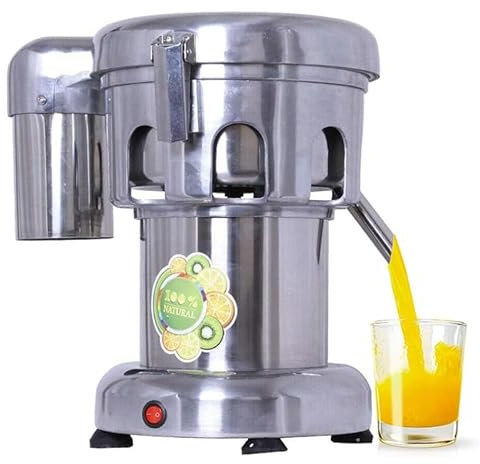 Frukt- och grönsaksjuicemaskin, automatisk centrifugaljuicer kommersiell, 370 W centrifugaljuicermaskiner Hela frukt- och grönsakspress, 2800r/min Stålkonstruerad centrifugaljuicextraktor Juice Pres