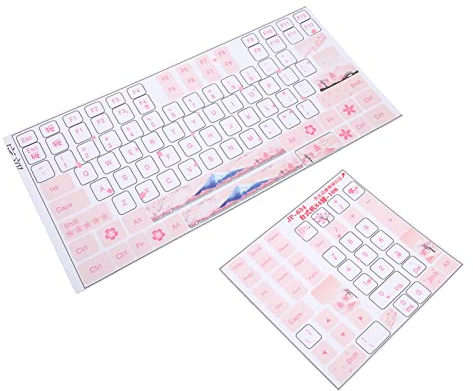 Akozon Title: Universal Keyboard Stickers for Mechanical and Laptop Keyboards - Clear English Keycap Decals for Enhanced Aesthetics and Functionality