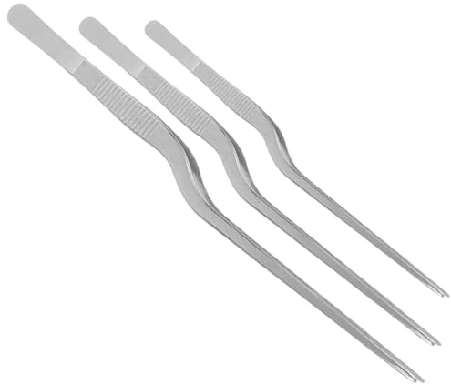 Stainless Steel Kitchen Tweezers 3pcs for Fish Fillet and Meat