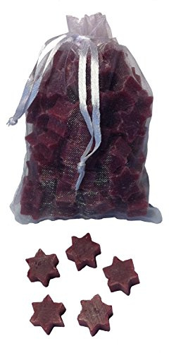 Florex Schafmilchseife - 50 mini saponette a forma di stella in sacchetto di organza.