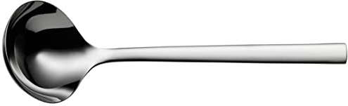 WMF Nuova Suppenkelle 29 cm, Saucenlöffel, kleiner Kellenkopf, 80ml, Cromargan Edelstahl poliert, spülmaschinengeeignet