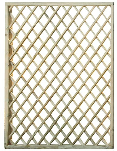 Pannello Grigliato Giardino Lasa In Legno Impregnato 40Xh180 Cm 1 Pz