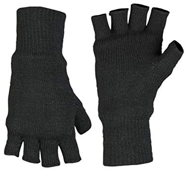 Mil-Tec Handskar-12540002 svart en storlek