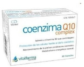 Coenzima Q10 30 cápsulas de 100 mg de Vitalfarma