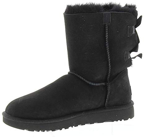 UGG Damen BAILEY BOW II Classic Boot, Black, 38 EU