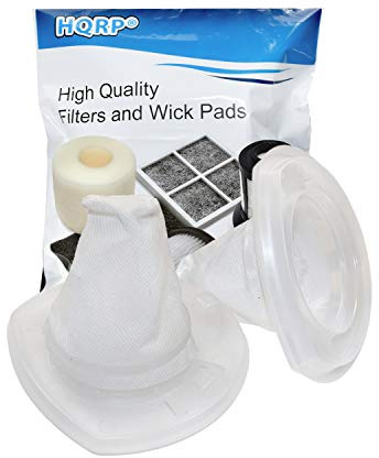 HQRP 2-Pack Filters compatible with Black & Decker DUSTBUSTER N566064 90558113 VF110 fits ADV1200 ADV1210 ADV1220 DV1010EL DV1210N DV1415EL DV1810EL DV4800N DV4810 DV6010N DV7210 DV9610N Hand Vacs