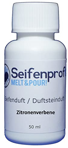 Seifenprofis - Tvåldoft, doftolja, rumsdoft – stort urval för att hälla tvål, 50 ml (-citronverbena)