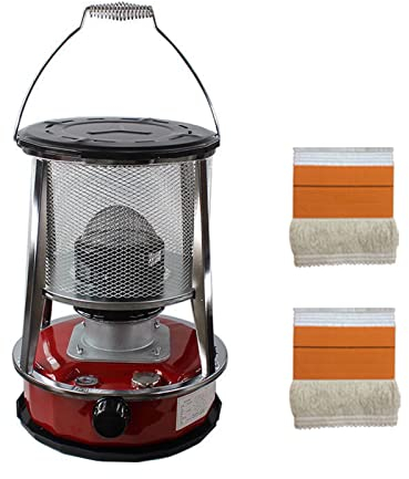 FEAW Tragbarer Petroliumheizer,Große Petroleumheizung Heizer,Kerosin Heizer,Mobile Heizung Ohne Strom Innen,Mit Umfallschutz,für Indoor Zeltheizung Camping Kochen,4.6L