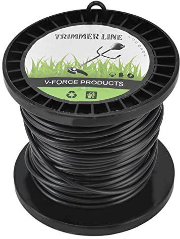 TITA-DONG Lawn Mower Trimmer Line, 3.3mm Round String Trimmer Line, High Efficiency Trimmer Replacement Spool, Autofeed Line String Trimmers for Most Lawn Mowers Farm(30m)