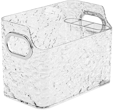 JINGAN Scatola porta cosmetici,Scatola trasparente per custodie cosmetiche | Scatola cosmetica portatile, cubo espositore per trucco per matite labbra, rossetti