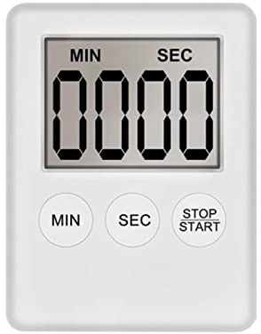 Timer digitale per uova, timer digitale con funzione memo, timer digitale da cucina a LED, cronometro elettronico visivo magnetico conto alla rovescia, promemoria farmaci
