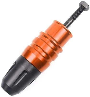 GHAEKEBC Motorrad Slider Motorradrahmen Sturzpads Für Z650 Z800 Z750 Z900 Z900RS Z1000 Z1000SX Z250 Z300 Auspuffschieber Sturzschutz Absturzsicherung(Orange,1 STK)