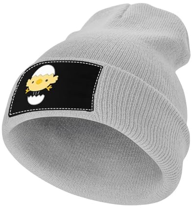 Cmagnifico Bonnet tricoté en forme de poussin coquille d'œuf, bonnet d'hiver pour homme, femme, comme sur l'image, Taille unique