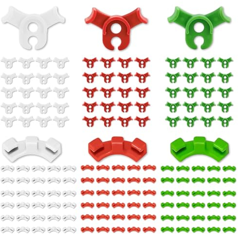 YUNYAKARSA 75 Stück Pflanzenbieger, Pflanzenclips, Lst Clips, 90 Grad Low Stress Training Clips, Pflanzenklammern, Pflanzentrainer für Niedrige Belastung, Pflanzen Clips, Grow Zubehör