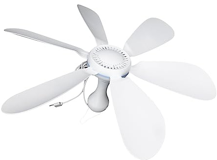 PRETYZOOM 1Juego Ventilador De USB Portátil Colgante Para Camping Ventilador Silencioso Para Tienda Para Exteriores De Usar y Transportar
