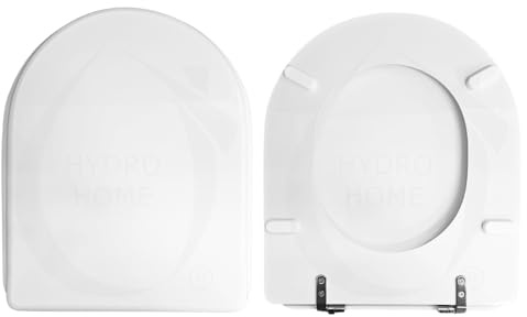 HYDROHOME Copriwater compatibile con FORTY 3 43 GLOBO Come Originale, Tavoletta Wc In Legno Rivestito in Poliestere Con Cerniere Regolabili, Asse Wc Colore. MADE IN ITALY
