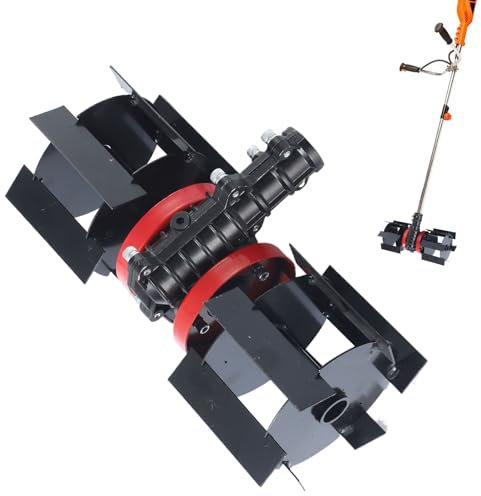 Disco Harrow, arado para cortadora de césped | Ligadora de disco resistente | Scalificadores de césped resistentes a la erosión Abandonando la rueda para Garden Farm Orchard Field Soil Tractor