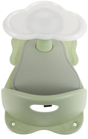 KOCKSHION Asiento de Bañera para Bebés Silla de Ducha para Niños Pequeños Base Antideslizante y Diseño Plegable para Uso Hogar y Viaje