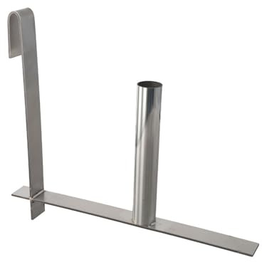 Lawnoval Strisce frangivista in PVC per protezione della privacy, per un'installazione senza sforzo, strumento di srotolamento in metallo per recinzione a doppio palo per tappeti, confezione da 1