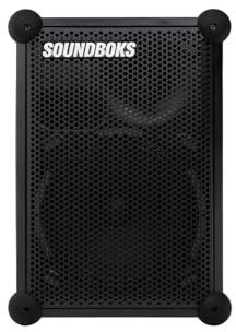 SOUNDBOKS Mix – Tragbarer Bluetooth-Lautsprecher – Robust & Wetterfest (IP65) – USB-C Akku – Extrem Laut – 121dB – Indoor & Outdoor Speaker – 40 Stunden Laufzeit – (Schwarz)