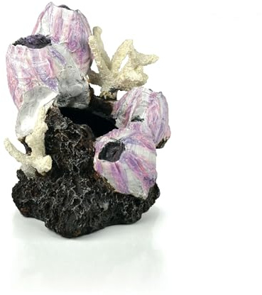 biOrb 46145 Seepflanzen Ornament S pink - stilvolle Aquariumdekoration mit Korallen und Gestein in lebensechtem 360-Grad-Design | zur Einrichtung von Süßwasser- und Meerwasseraquarien