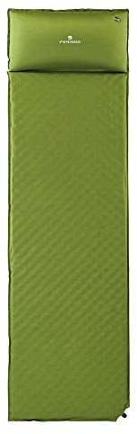 Ferrino Unisex Adulto Materassino da Campeggio, Verde, 180 x 51 x 3.5 cm