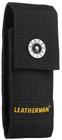 Leatherman Nylon Sheath - Holster for Charge, Crunch, Rebar, Rev, Skeletool, Wave & Wingman, Black, Large