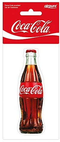Airflair – Deodorante per auto originale Coca Cola – Profumo per auto per specchietto retrovisore – Albero profumato combatte gli odori all'interno e lascia un dolce profumo di Cola fino a 30 giorni