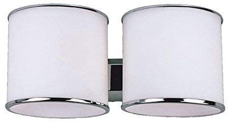 Lampenlux Wandlampe Wandleuchte Remus weiss G9 zweiflammig