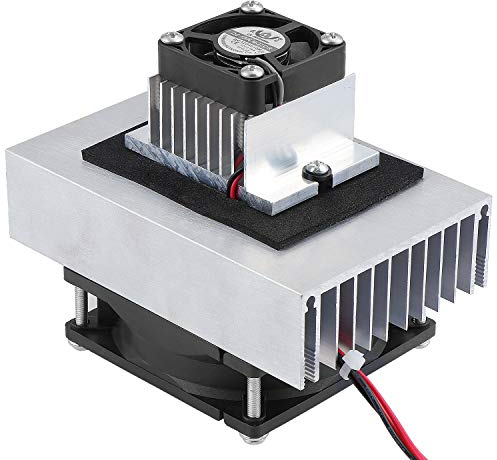 WiMas DC 12V Refrigerador Termoeléctrico, Semiconductor Sistema de Refrigeración, Módulo de Conducción + Radiador + Ventilador + TEC1-12706