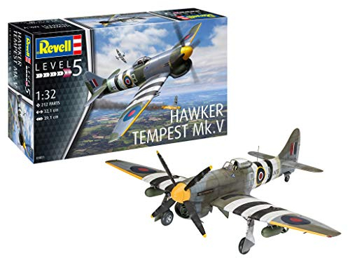 Revell 03851 Hawker Tempest Mk.V 1:32 Scale Unbuilt/Unpainted Plastic Model Kit