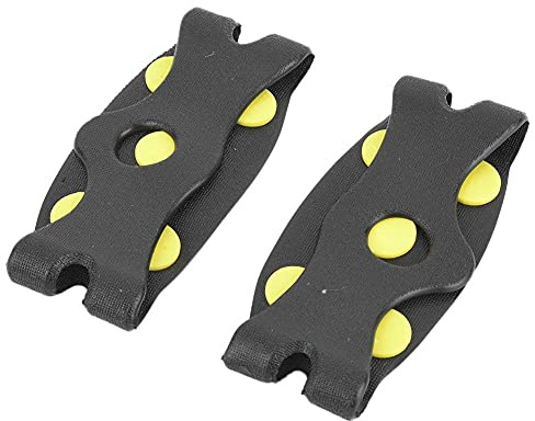 VGEBY Schuhspikes, Eisklampen Steigeisen Anti-Rutsch Ersatzspikes TPE Spikes Schuhe 5 Nieten für Schuhe Winter Hiking Walking