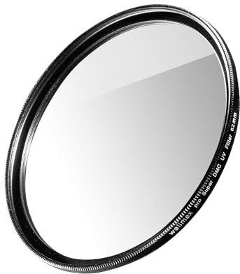 Walimex pro UV-Filter Slim Super DMC 62mm - besonders hochwertiger UV Filter Objektivfilter, Slim nur 2.5 mm,16x Super DMC Vergütung, für Objektivschutz und brilliante Farben, mit Box