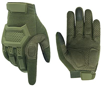 ThreeH Guanti da allenamento Antiscivolo Assorbimento degli urti Antivento Design resistente all'usura Proteggono per Caccia Campeggio Escursionismo Uomo Donna