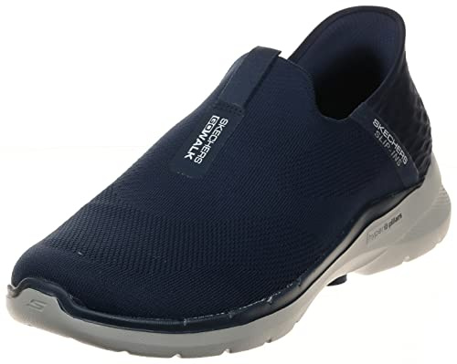 Skechers Slip-ins: GO Walk 6 Easy On Slip-on Walking Sneaker, Marineblau, 13 X-Wide