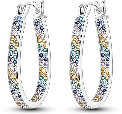 NARMO 925 Sterling Silber Ohrringe für Frauen Hypoallergene Ohrringe
