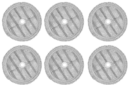 6 Pezzi di Ricambio for mop, Stracci, compatibili con LG A9. Panno for Scopa a Vapore, aspirapolvere, Robot, Panno for Pulizia, Pezzi di Ricambio.