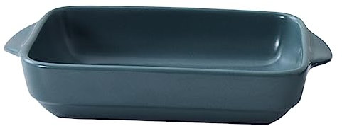 Alipis Rectangular Baking Pan Dual Handles Non-Stick Blue Matte Oven Tray Bakeware Pan for Home Kitchen BBQ Baking and Roasting