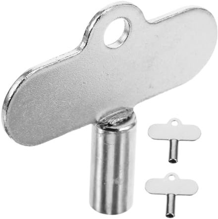 Angoily 3piezas Llave De Purga De Radiador Llave De Medidor De Agua Herramienta De Plomería De Aire