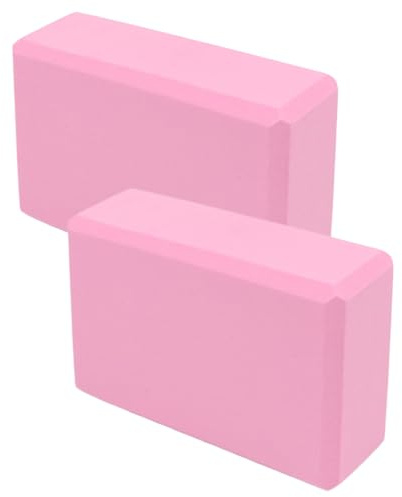 Bloques De Yoga De Espuma | 2 Bloques De Entrenamiento - Herramientas Antideslizantes Para Equilibrio Y Estiramiento En Yoga Caliente Gimnasio Principiantes Posturas De Parada De Manos Hogar